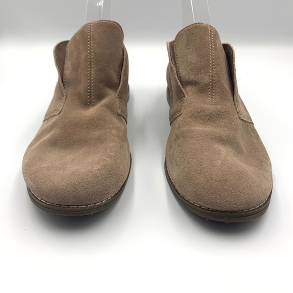 Franco Sarto women’s Pieta taupe lace less Oxford boho slip on loafer flat shoe - Picture 4 of 9